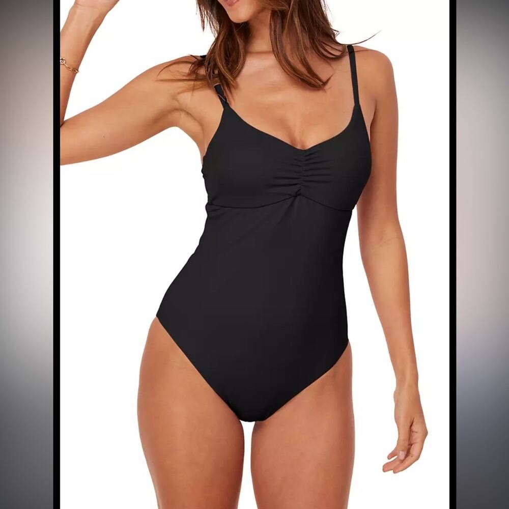 Andie Black Women's One Piece Swimsuit